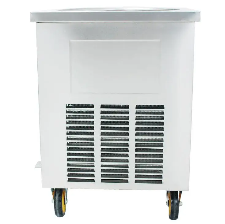 Коммерчески используемый одиночный Круглый Пан ролл из жареного мороженого