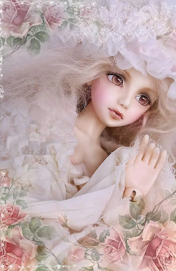 

New BJD doll 1/4 Katie girl joint doll doll give eyes