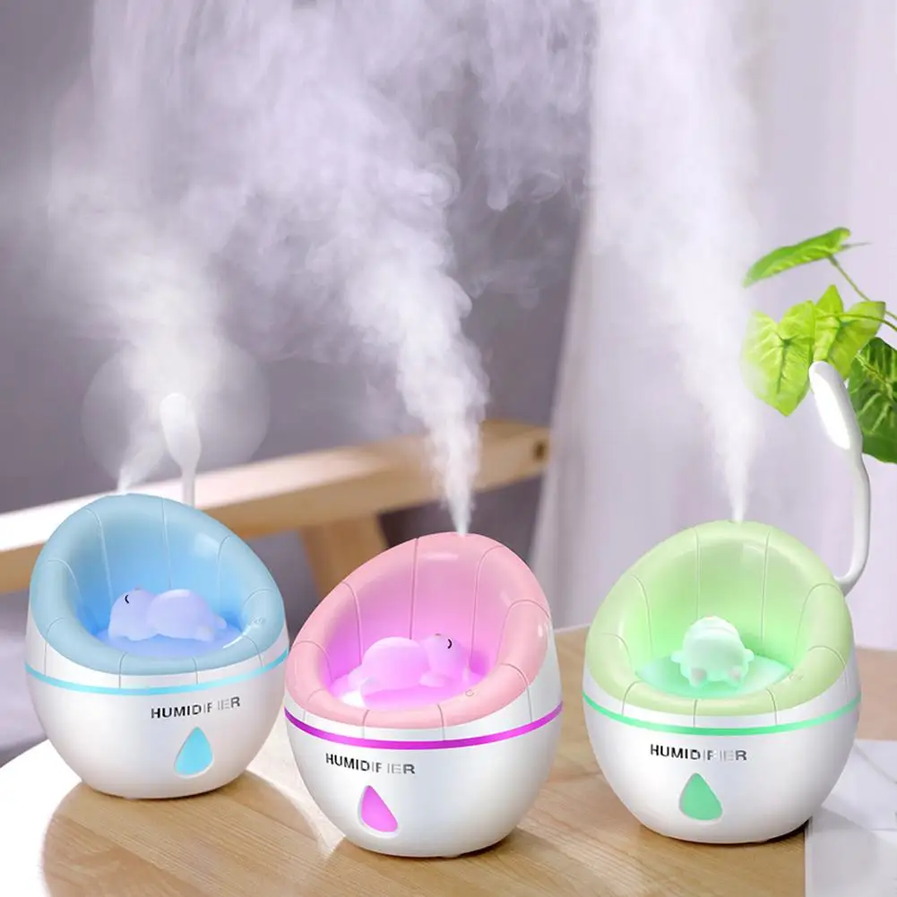 3 in 1 Sofa Bear USB Air Humidifier Mist Diffuser Fan Lamp Home Office Desk Decor | Дом и сад