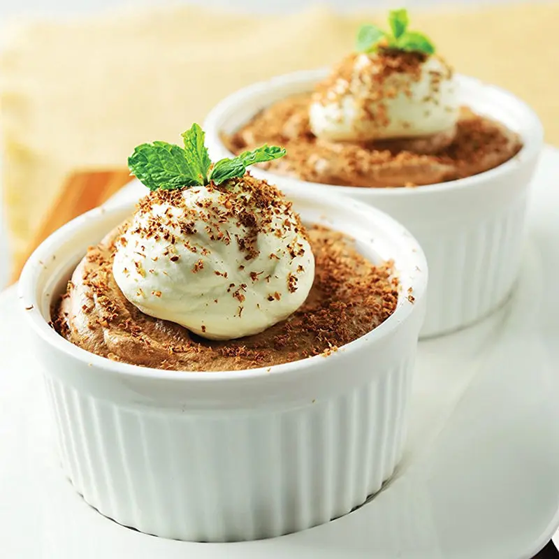 Набор из 6 керамических кружек для суфле Ramekins 4 унции/120 мл | Дом и сад