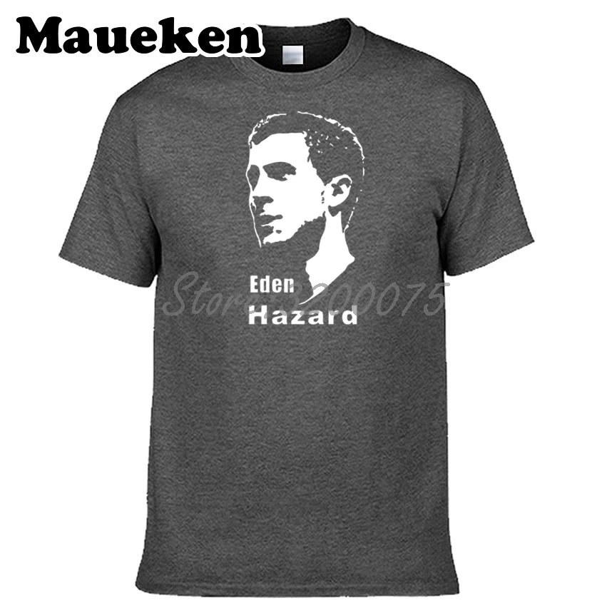 Мужская футболка Челси Eden Hazard 10 Fun с изображением гитары футболки из 100% хлопка