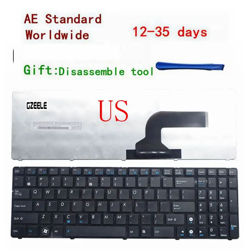 New US Keyboard for ASUS K53 K53E X52 X52F X52J X52JR X55 X55A X55C X55U K73 K73B K73E K73S X61 NJ2 Laptop