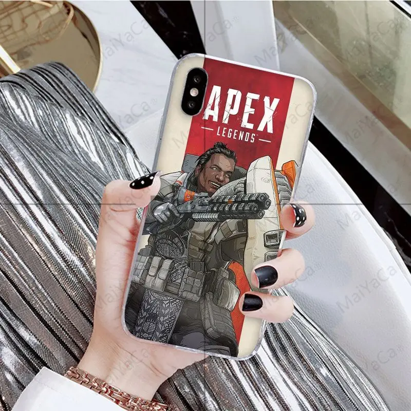 A6 Babaite Apex Legends клиент высокое качество Новинка чехол для телефона Fundas для Apple iPhone 8 7 6 6S Plus X XS MAX 5 5S SE XR чехол - Цвет: A6