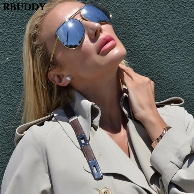 Солнцезащитные очки RBUDDY Поляризованные металлические брендовые дизайнерские