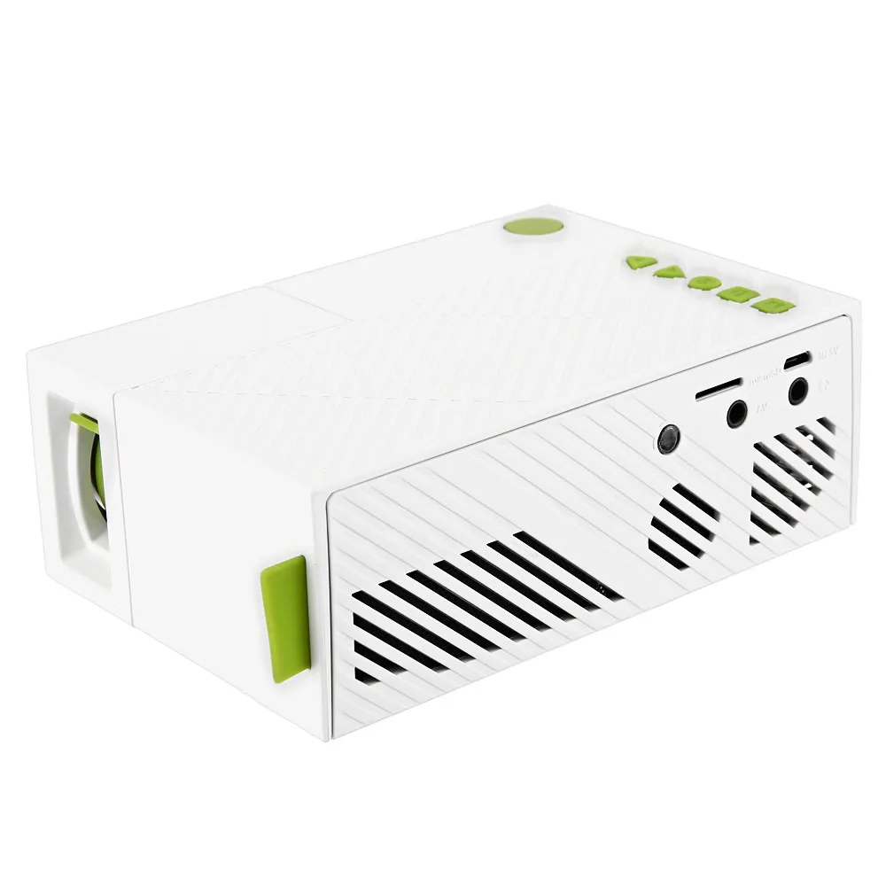 Coolux YG310 мини проектор с высоким разрешением 1080P ЖК светодиодный 400 600лум Аудио AV