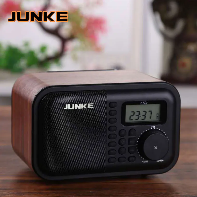 JUNKE деревянная Bluetooth колонка портативная Hi Fi с функцией громкой связи| |