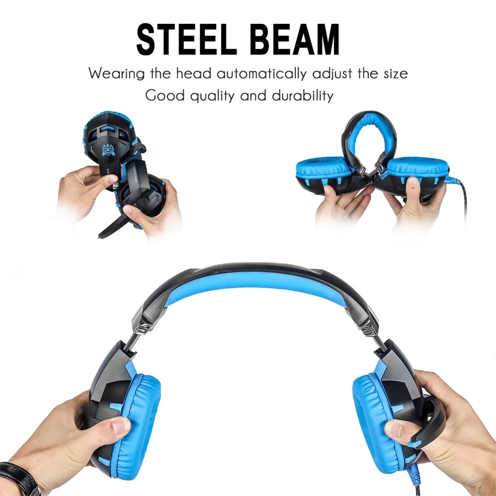 FELYBY K2 Gaming Headset Headphone with LED light and Microphone for Computer Laptop Tablet Other USB Devices | Электроника