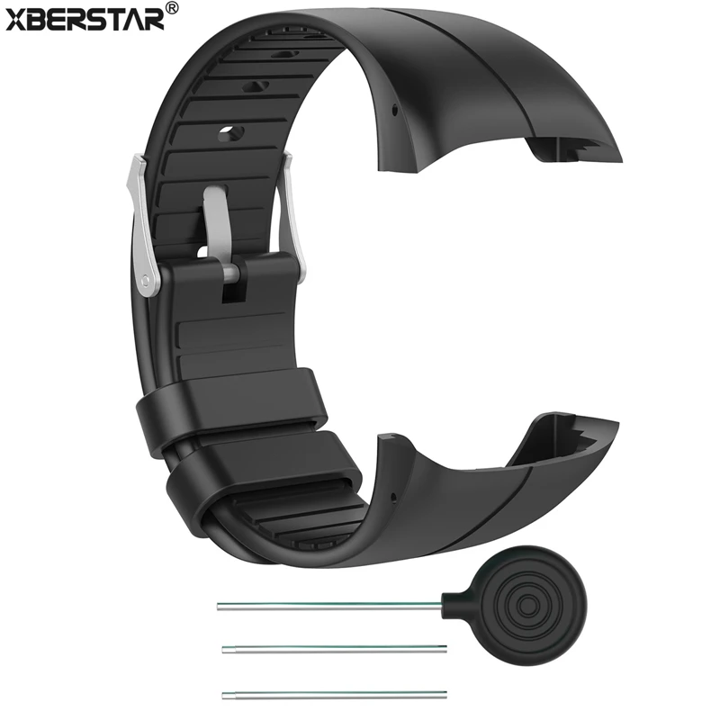XBERSTAR сменный силиконовый ремешок для наручных часов для Polar M400 M430, Ремешки для наручных часов, gps, для бега, умные спортивные часы, ремешок на запястье
