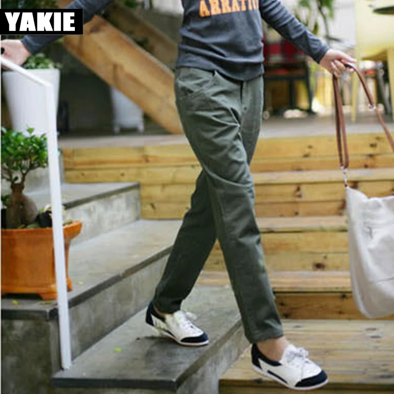 Женские брюки OL на лето и весну модные длинные с карманами большие размеры xxxl