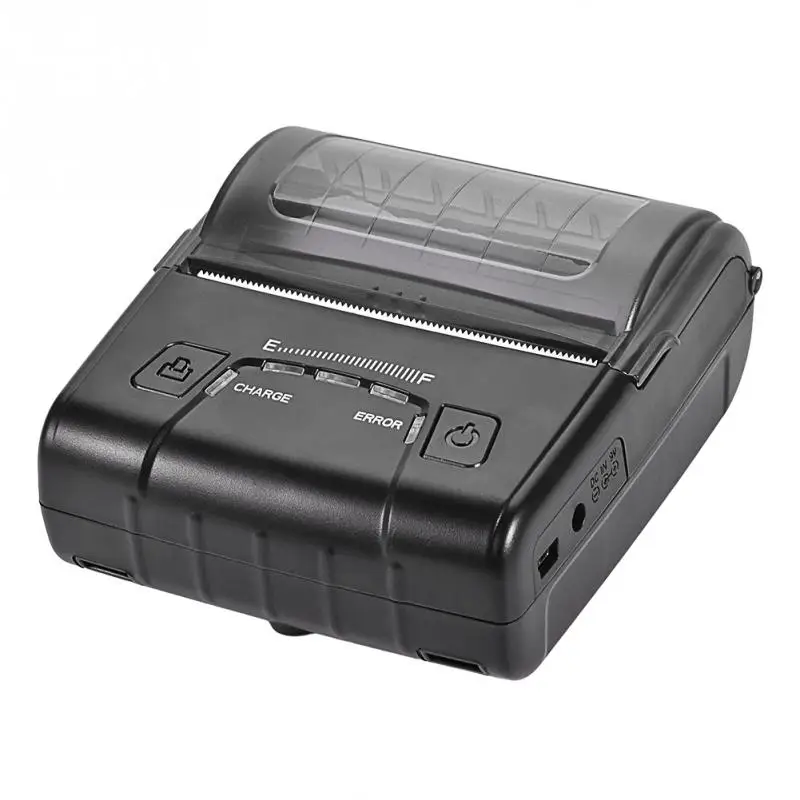 Мини USB Bluetooth Термальный чековый принтер POS печать для iOS Android Windows Linux UK Plug|Принтеры|