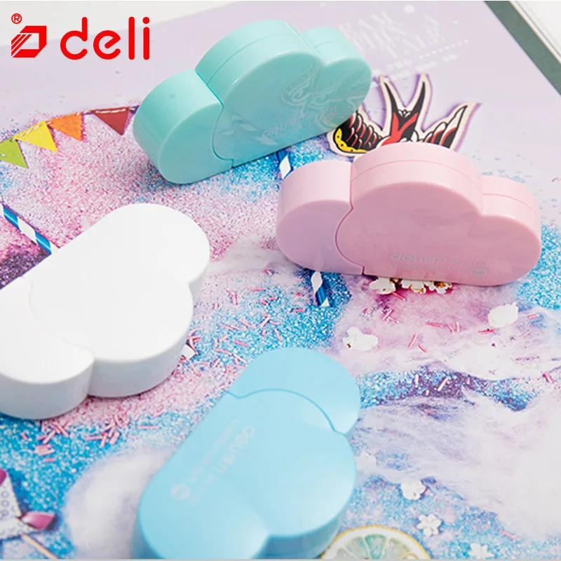 Deli 10 м/20 м коррекционная лента для студенческой ленты ролик для креативной коррекции ролик школьные принадлежности канцелярские коррекционные ролики