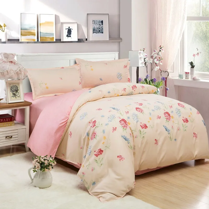 Комплект постельного белья из хлопка с пододеяльником и | Дом сад