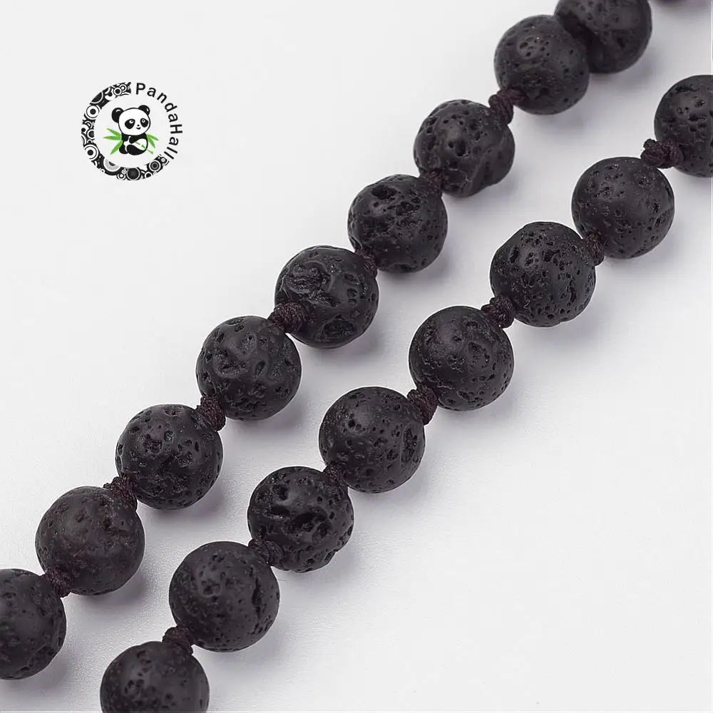 

New Trend Female Tassel Pendant Necklace Chain for Women Lava beaded Necklaces Party Jewelry Female 32.87''(835mm) F60