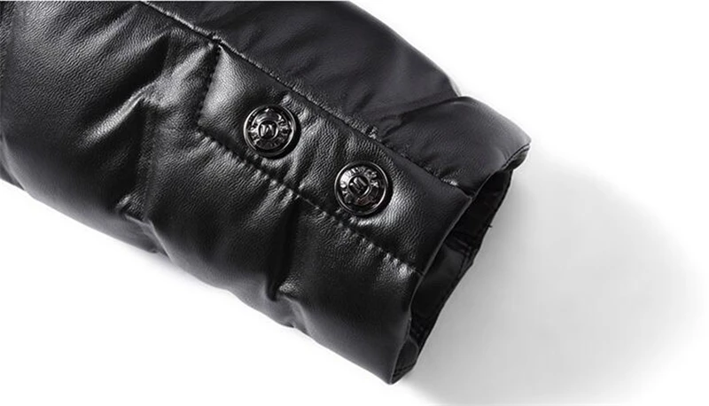 90% гусиный однотонный пуховик для мужчин зеленый шерстяной воротник кожа легкая