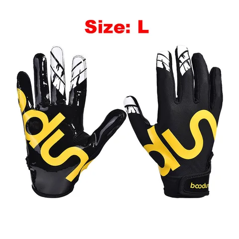 Boodun 1 пара, перчатки для бейсбола, нескользящие спортивные перчатки для Софтбола, профессиональные бейсбольные перчатки для мужчин и женщин - изображение