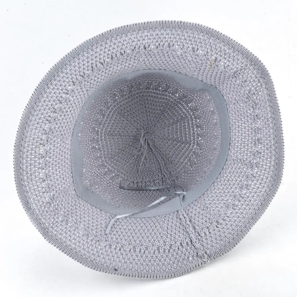 Женские пляжные панамские кепки женские солнцезащитные козырьки шляпа с