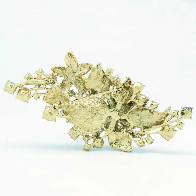 Модные ювелирные изделия винтажные броши в форме капли стразы Кристалл