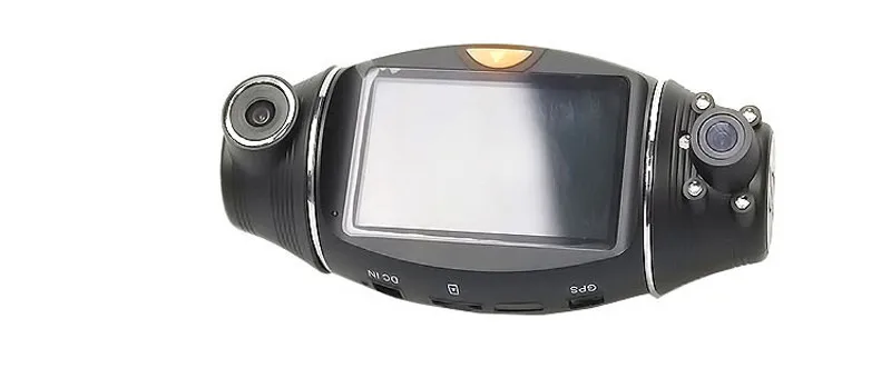 R310 FHD двойной объектив 2," ЖК-дисплей HD 720P Портативная Автомобильная камера DVR видеорегистратор с g-сенсором Автомобильный видеорегистратор