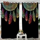 Занавески в виде Ловец снов BeddingOutlet, для гостиной, спальни, цветные затемняющие шторы для окон, драпировки, домашний декор, 1 шт.