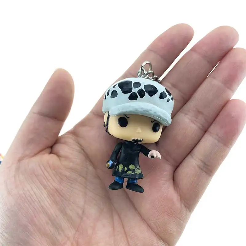 Новый мультфильм One Piece & LUFFY TRAFALGAR. LAW Чоппер Карманный ПВХ брелок Коллекционная