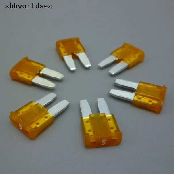 Shhworldsea 500PCS 5A mini mocro2 blade fuse