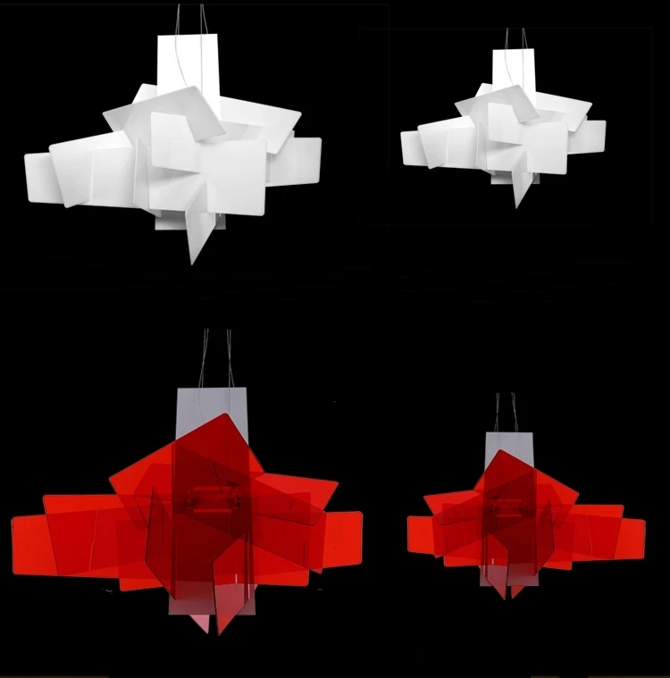 Подвесной светильник ing для ресторанов баров акриловый лист скандинавский стиль