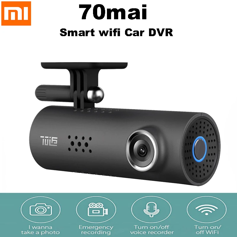 Глобальная версия Xiaomi 70mai Автомобильный видеорегистратор камера 1080 P Full HD ночного