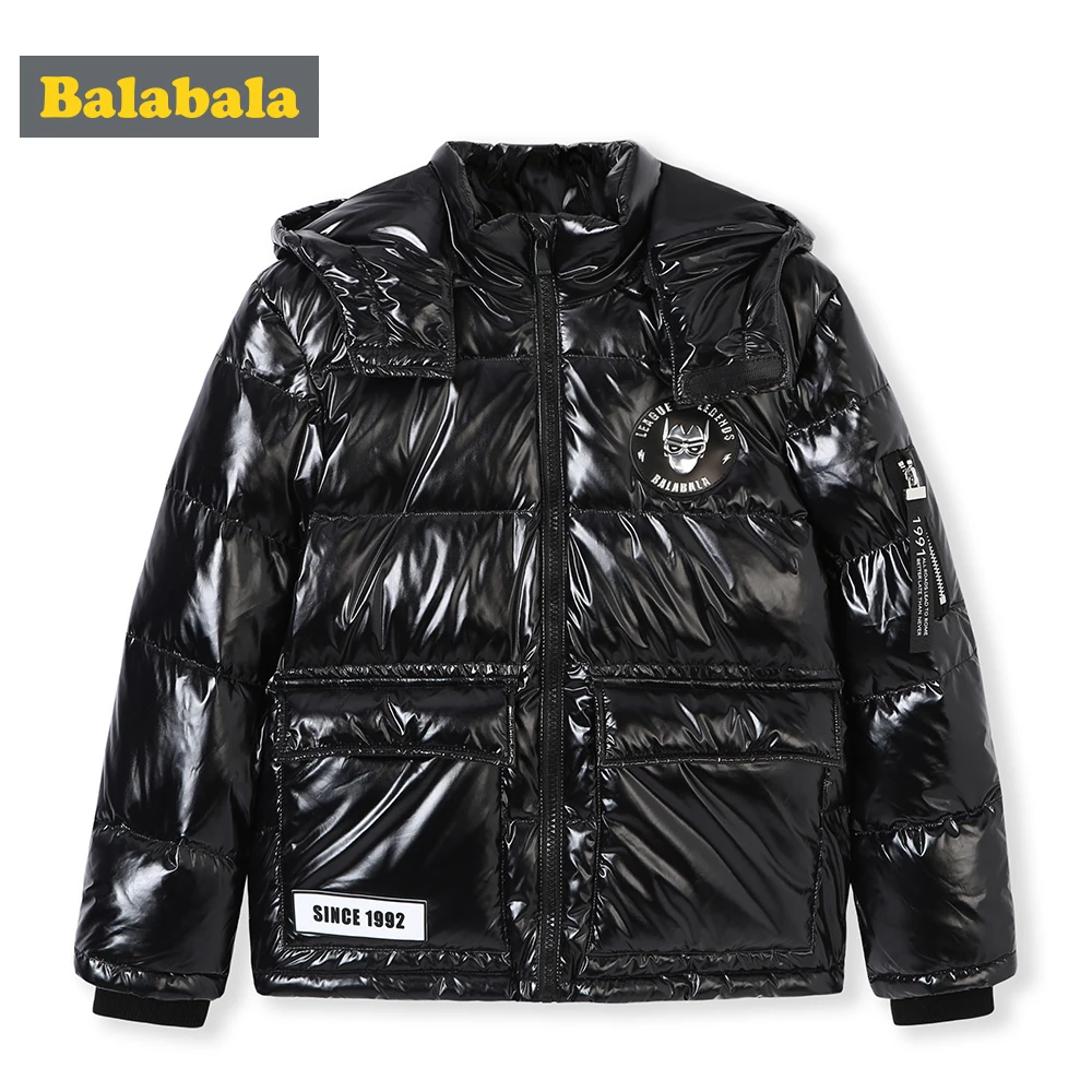 Balabala/ стиль; Детский пуховик; зимняя Лыжная одежда для мальчиков; детская зимняя куртка для подростков; парка для маленьких мальчиков; теплое зимнее пальто с капюшоном