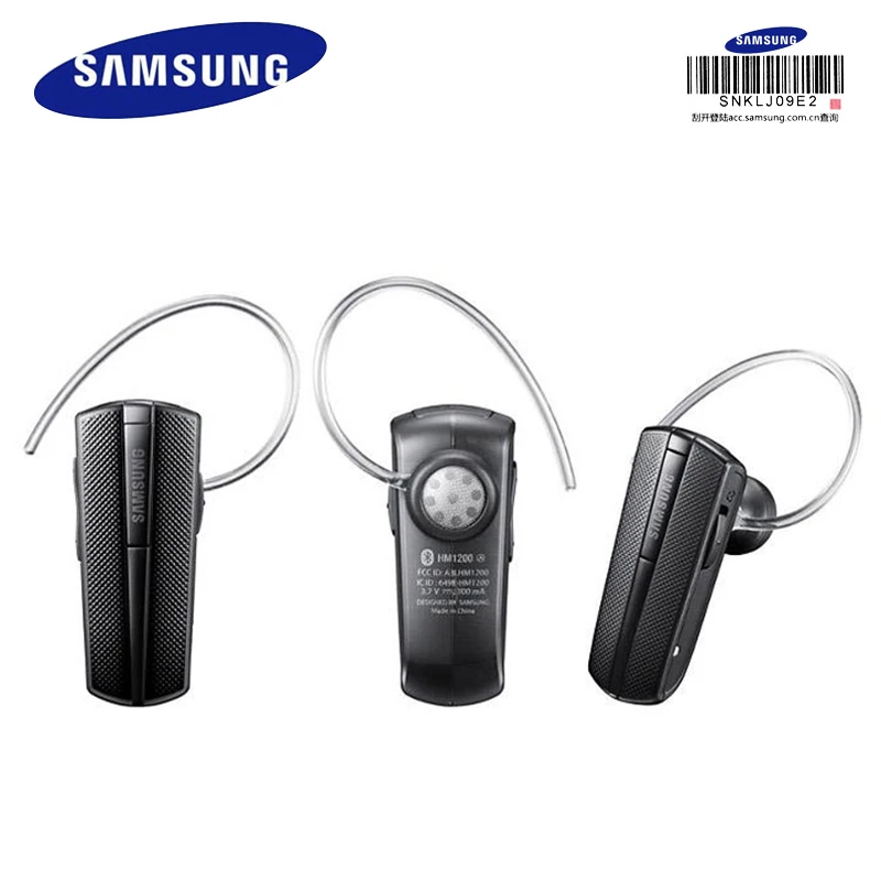 SAMSUNG Оригинал HM1200 Беспроводные наушники с микрофоном в ухо бизнес Bluetooth 3 0