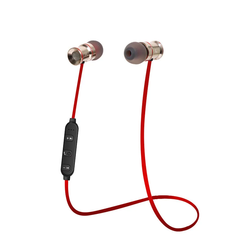 HJCF Bluetooth наушники Спорт Беспроводной наушников качество Металл стерео гарнитура