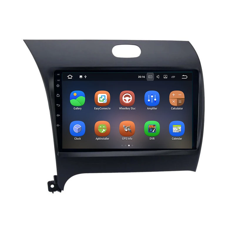 Автомобильный DVD плеер Lenvio 9 дюймов IPS 2 Гб ОЗУ Android 7 1 GPS навигация для KIA Cerato Forte K3 2013