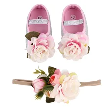 1 комплект обувь для маленьких девочек новорожденных Mary Jane +