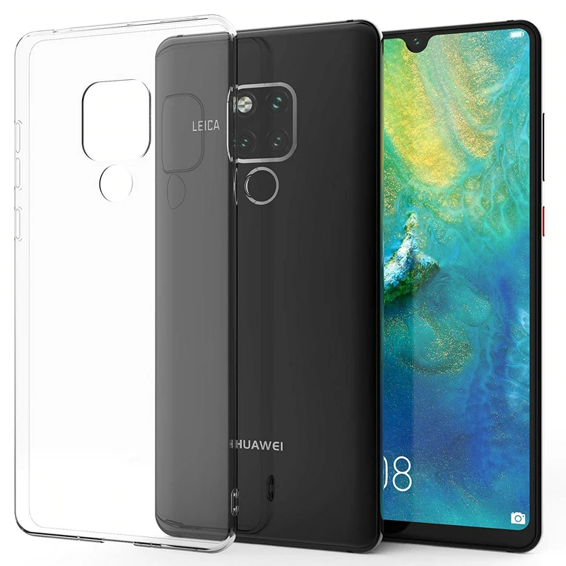Чехол для huawei mate 20 X TPU Силиконовый прочный прозрачный мягкий чехол защитный на