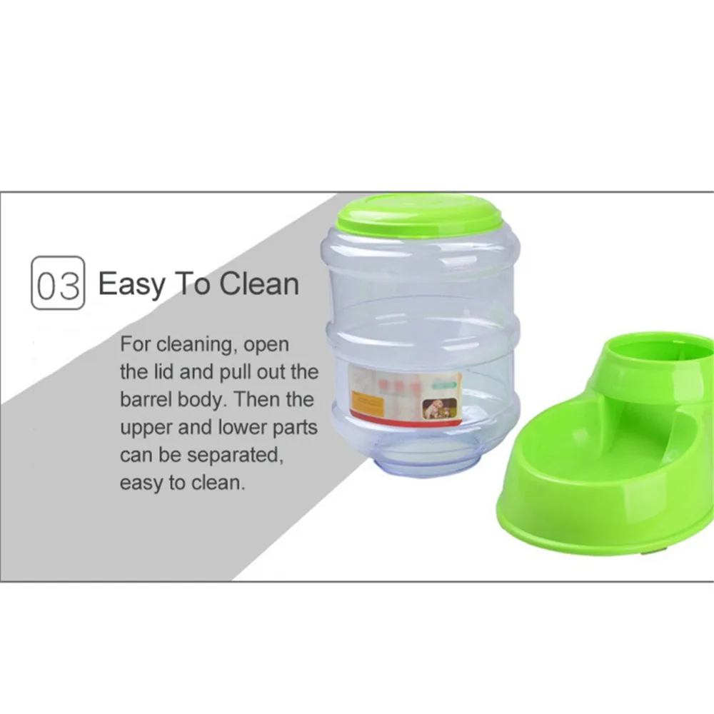 Большая автоматическая кормушка для домашних животных 3 5 л | Дом и сад