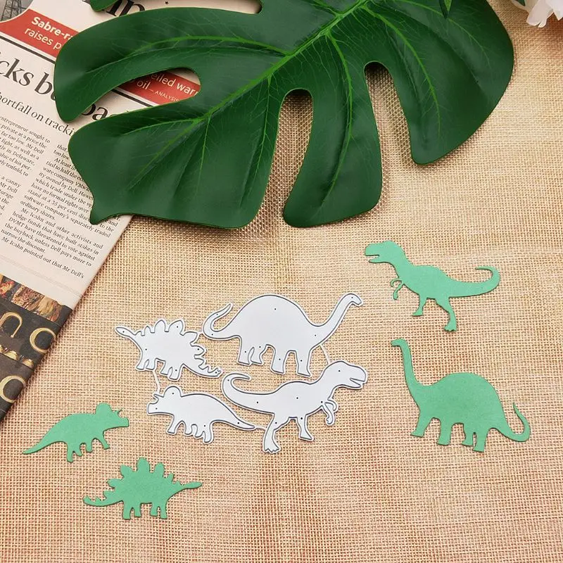 Металлические режущие штампы динозавра трафарет для скрапбукинга сделай сам