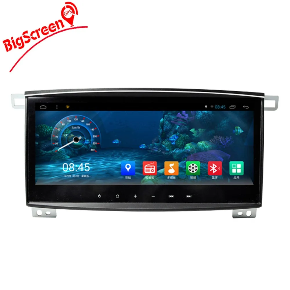 BigScreen 10 2 &quotIPS Гб RAM четырехъядерный автомобильный dvd плеер Android 6 0 для Toyota Land Cruiser 100