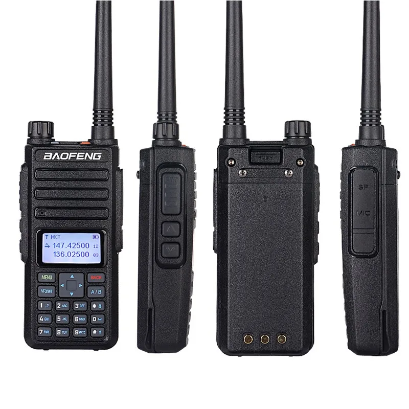 2 шт. портативная рация Baofeng DMR 10 км UHF VHF цифровое радио большой радиус действия