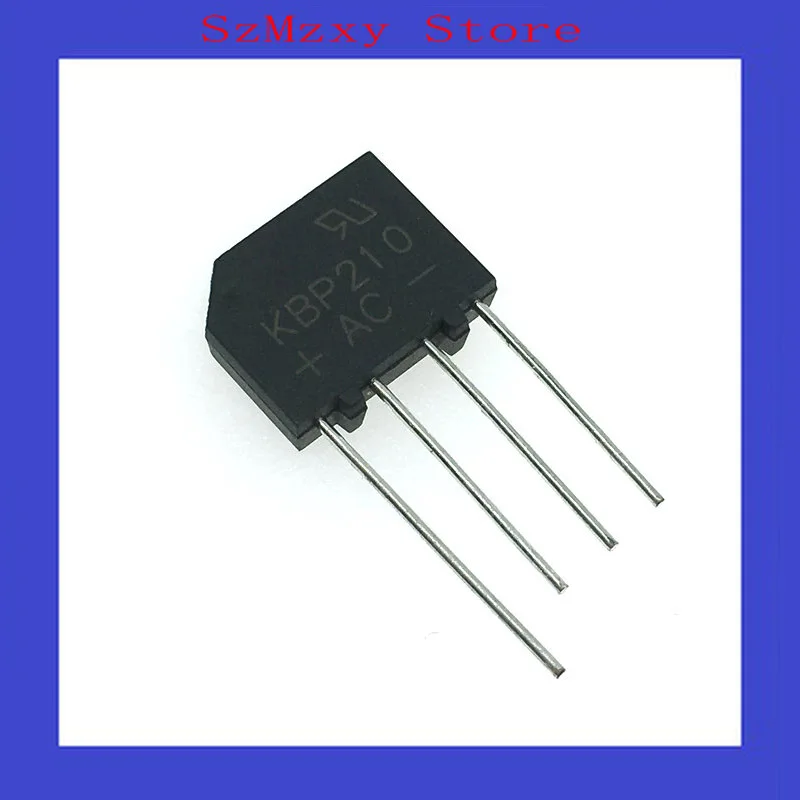 10 шт. KBP210 1000 В 2A SIP4|Соединители| |