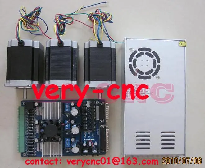 Nema23 290oz in шаговый двигатель + 3 оси TB6560 приводная плата выключатель питания для ЧПУ