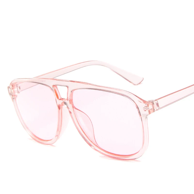 Новинка 2019 модные мужские очки в цветной оправе солнцезащитные с двойным лучом