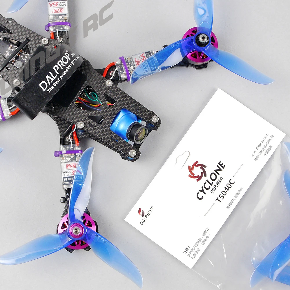 24 шт./12 пар DALPROP CYCLONE T5040C PRO T5040V2 5040 3 Лопасти пропеллера