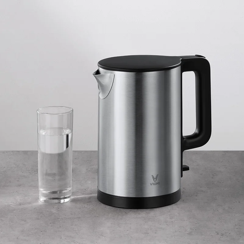 

Electric Kettle 304 Stainless Steel Waterproof Drying Temperature Control Water Kettle Damp Opening