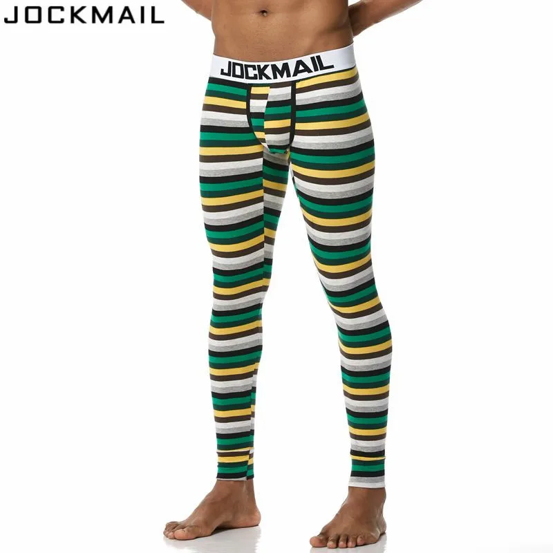 Кальсоны JOCKMAIL мужские фирменные хлопковые легинсы с принтом термобелье cueca для