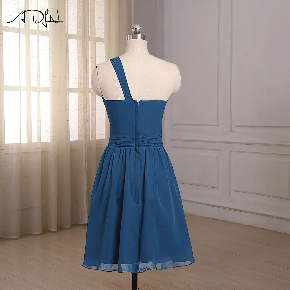 ADLN Свадебные платья подружек невесты модные женские туфли на одно плечо без