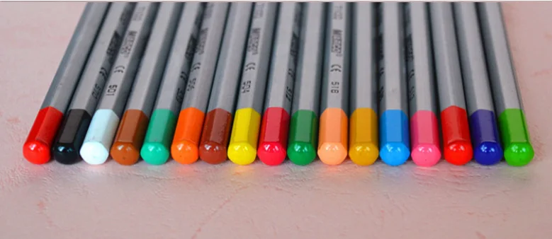 24 цветных карандашей Marco на масляной основе карандаш товары для рукоделия тонкие