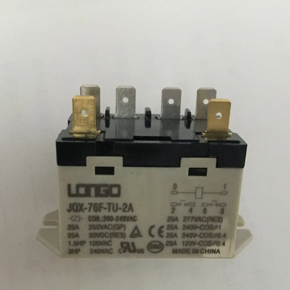 1 шт. Longo JQX 76F TU 2A 25A реле питания 24VDC/12VDC/110VDC/220VAC|Реле| |