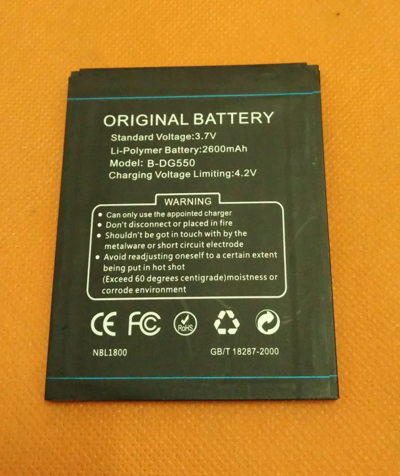 Использовать оригинальный Doogee dg550 мобильного телефона Батарея batterie Batterij Bateria с
