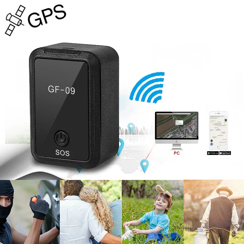 Новый GF 09 мини GPS трекер автомобиля отслеживание устройства защиты от угона