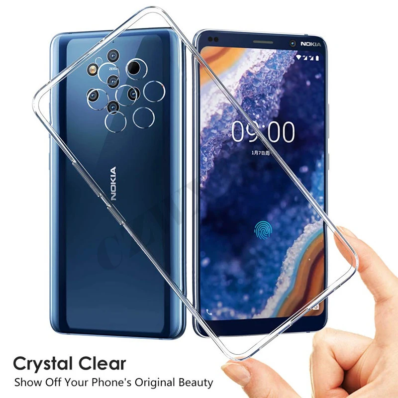Чехол для Nokia 9 PureView чехол мягкий силиконовый чехол-накладка телефона Nokia9 TA-1087 TA-1082