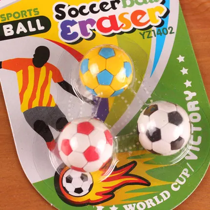 Канцелярские товары ластик с футболом|football erasers|eraser erasersrubber eraser |